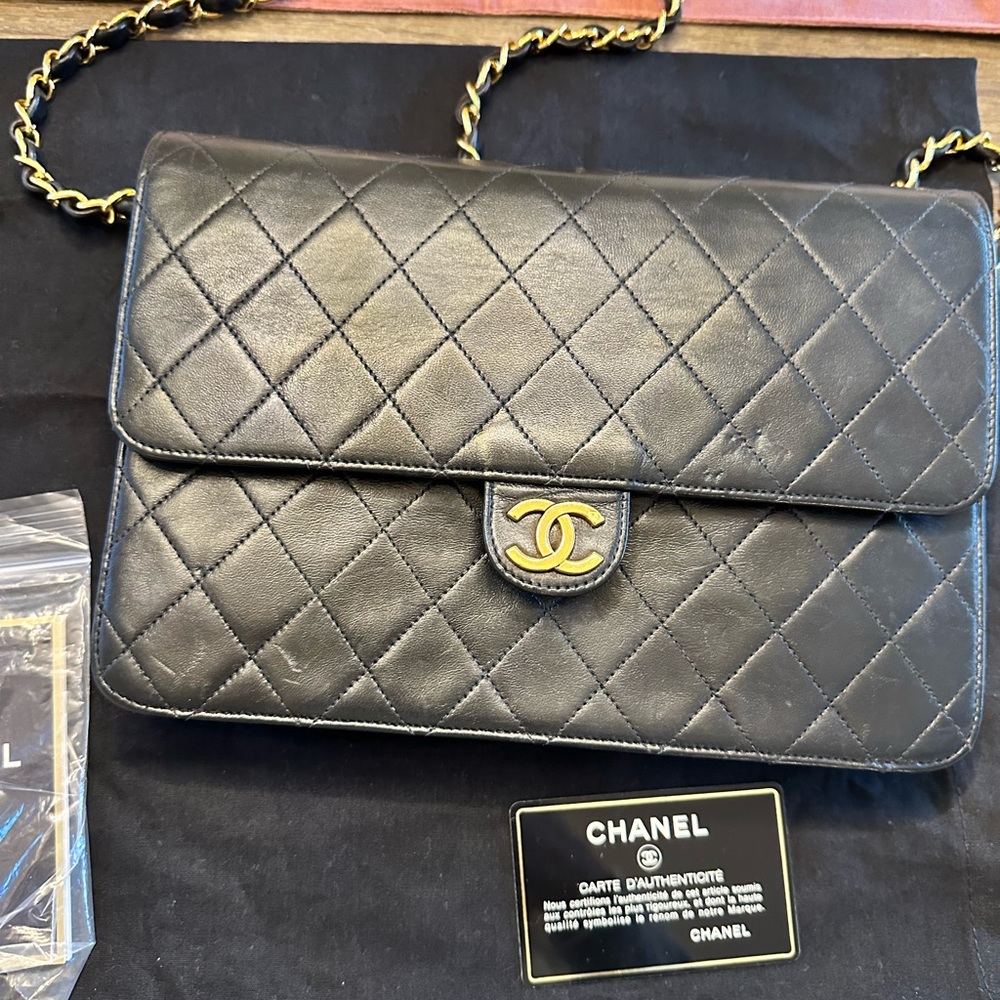 Chanel CC Logo Matelasse Chain